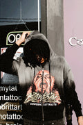 "Confidence attracts" Sun-Dried Waffle Knitted Zip Up *Size down for regular fit*